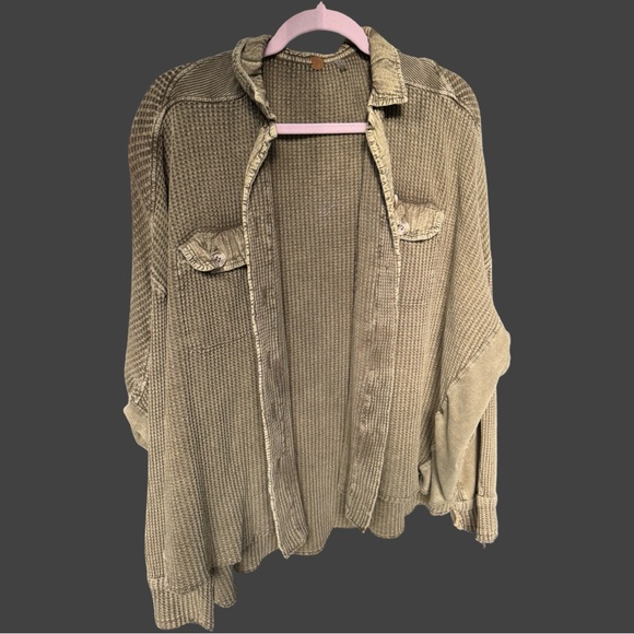 Free People Olive Scout Jacket - Picture 2 of 8
